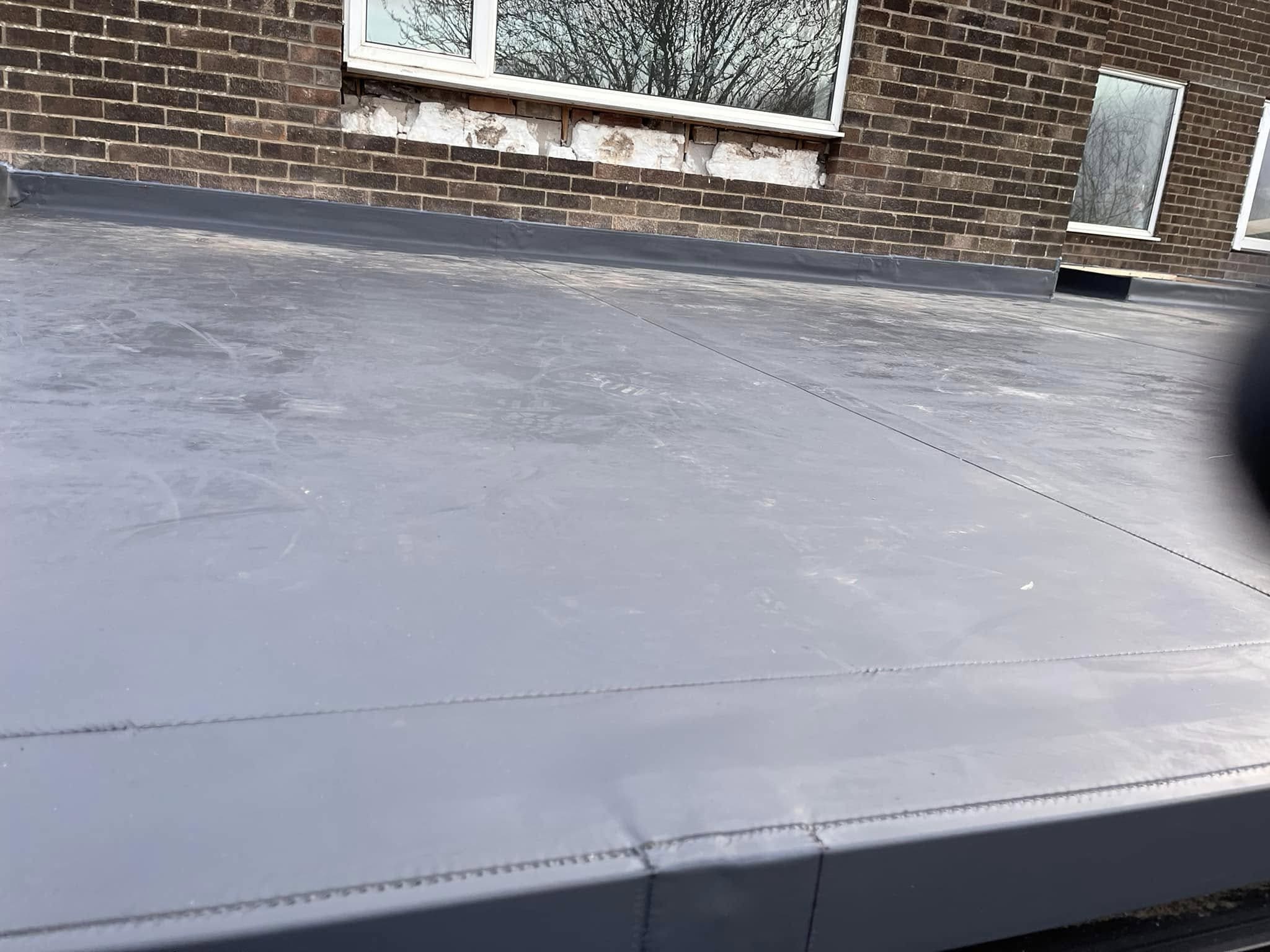 Completed Flat Roofing Project