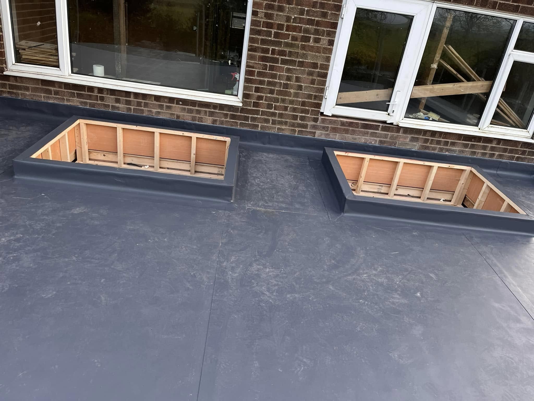 Completed Flat Roofing Project