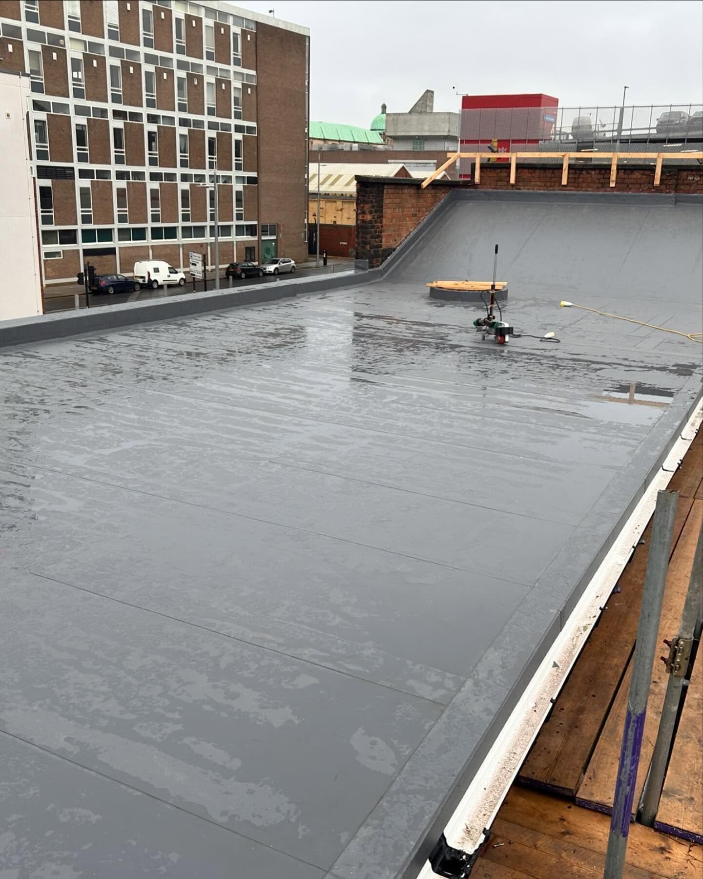 Completed Flat Roofing Project